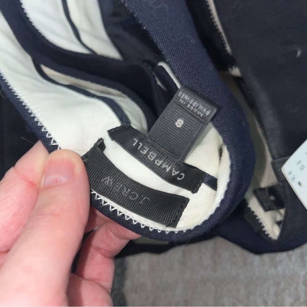 Banana Republic/Jcrew Black Straight-Leg Pants - Picture 7 of 8